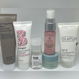 Premium Haircare Sample Bundle - Olaplex, drybar, livingproof, VERB & Briogeo